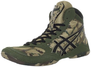 Camo wrestling shoes are perfect for 